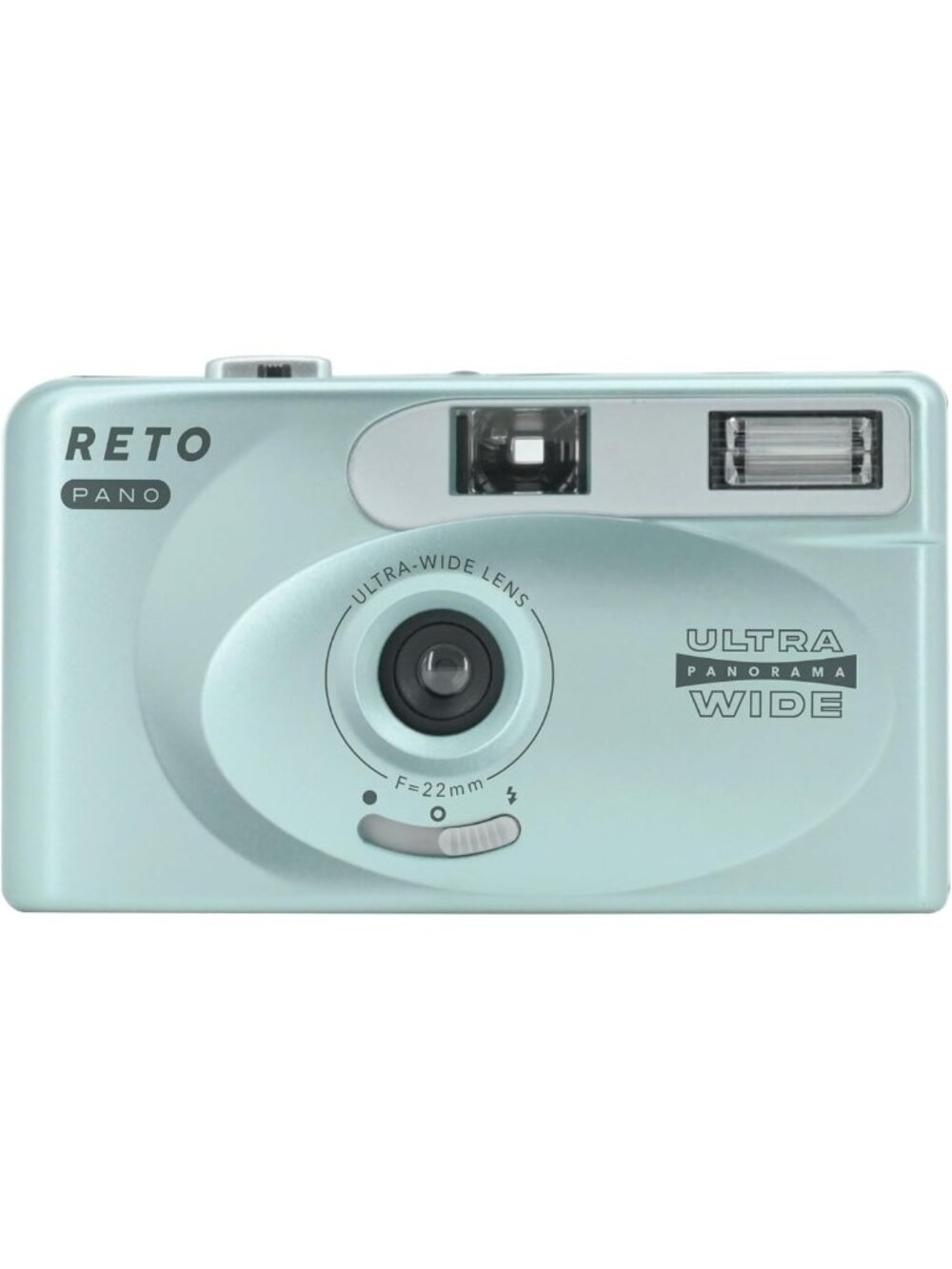 35mm Film Camera with 22mm Wide Lens, Panorama & Cinematic Modes - Metallic Mint